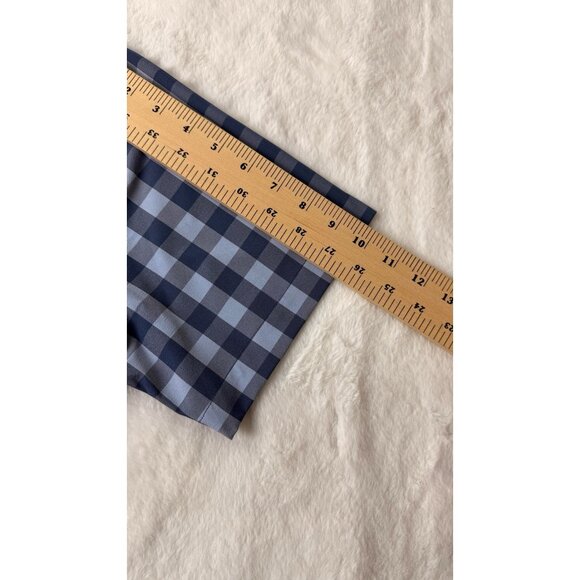 Mizzen+Main Men’s Lightweight Leeward Plaid Short Sleeve Shirt L Trim Fit Blue - Picture 4 of 5